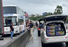 Parados no congestionamento há quase 48 horas, usuários da BR-101 recebem auxílio da PRF — Polícia Rodoviária Federal 1b737b95-35f7-4395-8f30-65a0c5349574.jpg