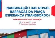 SAJ: Prefeitura realizará inauguração das novas barracas da Praça da Esperança (Transbordo)