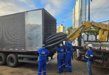 Embasa encaminha 3 toneladas de equipamentos para drenar água de cidades alagadas no Rio Grande do Sul Logo