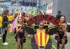 Estudantes da rede estadual promovem desfile de fanfarras pela paz Logo