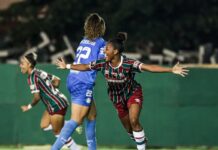 Fluminense vence Palmeiras e se aproxima da classificação para quartas Fluminense vence Palmeiras e se aproxima da classificação para quartas