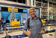 Governador embarca para missão oficial na Europa, com agenda voltada para transição energética Logo