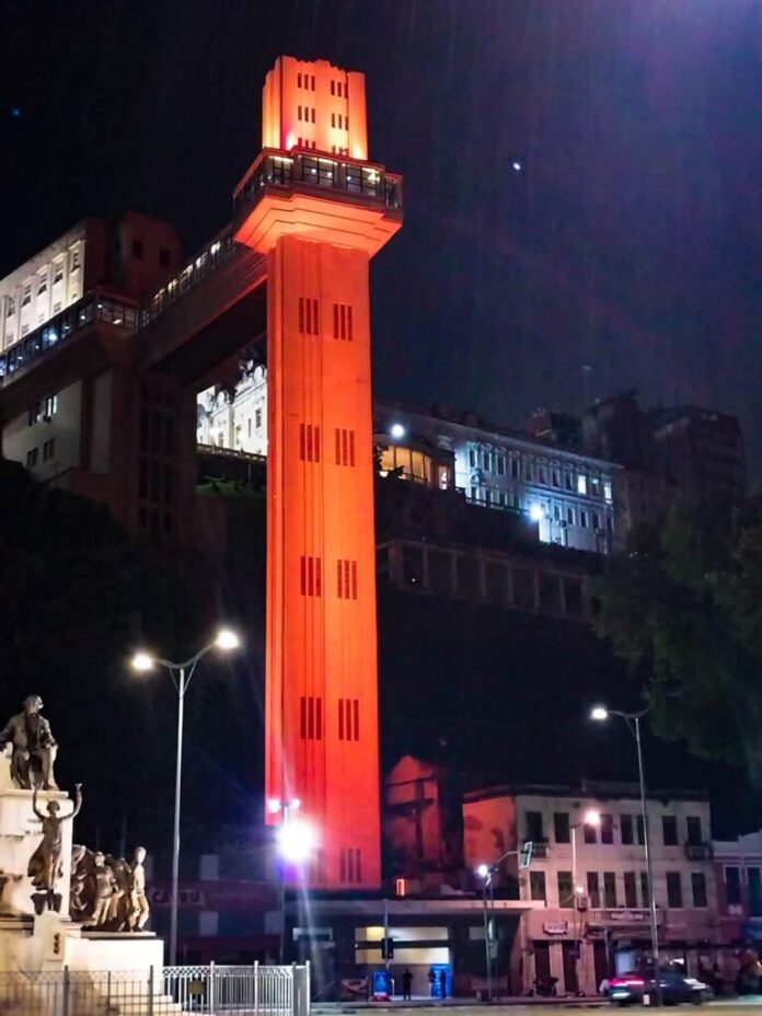 Maio Laranja motiva iluminação especial em monumentos de Salvador – Secretaria de Comunicação