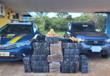 PRF apreende 379,4Kg de maconha em Água Clara (MS) — Polícia Rodoviária Federal PRF apreende 379,4Kg de maconha em Água Clara (MS)