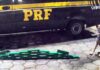Passageiro de ônibus é preso com cerca de 20 quilos de maconha no RJ — Polícia Rodoviária Federal GOC_29_05_2024.jpg