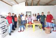 SAJ: Prefeitura, através da Secretaria de Agricultura (SEAGRI), realizou a entrega de 600 filhotes e kits de galinhas de postura