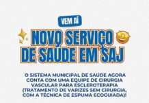 SAJ: Prefeitura, através da Secretaria de Saúde (SMS), oferecerá tratamento de varizes ser cirurgia (Escleroterapia)