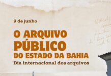 Dia Internacional dos Arquivos: Bahia tem a 2°maior instituição arquivística do Brasil Logo