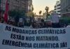Eco pelo Clima faz protesto e acusa governo gaúcho de descaso Eco pelo Clima faz protesto e acusa governo gaúcho de descaso