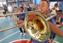 Fanfarras escolares intensificam ensaios para o Desfile Cívico do 2 de Julho Logo