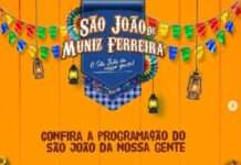 Confira a programação do São João de Muniz Ferreira 2024