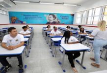 Número de estudantes da rede estadual inscritos no Enem 2024 supera o da edição passada Logo
