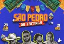 Confira programação dos festejos ao São Pedro, em Muniz Ferreira; evento acontece nos dias 29 e 30 de junho