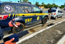 Abordagem da PRF, em Fortaleza, termina com dois homens presos, um adolescente apreendido, um carro recuperado e arma e munições apreendidas assaltantes 2.jfif