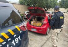 Carregamento com cerca de 40 quilos de entorpecentes é apreendido na BR-101 — Polícia Rodoviária Federal 8aDEL.jpg