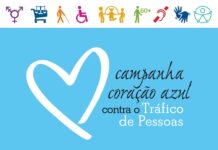 Combate ao tráfico de pessoas: SJDH participa da campanha internacional ‘Julho Coração Azul’ Logo