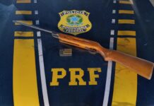 PRF apreende rifle de fabricação artesanal e dezenas de munições em Vilhena/RO — Polícia Rodoviária Federal WhatsApp Image 2024-07-10 at 14.44.57.jpeg