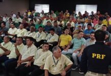 PRF promove palestra sobre segurança viária no transporte escolar, em Sobral(CE) — Polícia Rodoviária Federal palestra.jfif