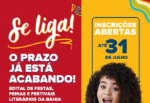 Prazo para inscrições no Edital de Apoio às Festas, Feiras e Festivais Literários na Bahia encerra nesta quarta (31) Logo