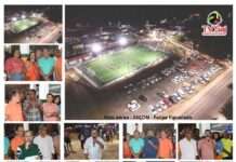 Prefeito Gileno e vice Vavá inauguraram, nessa sexta, 05, Arena Society Edilon dos Santos Vale, em Muniz Ferreira