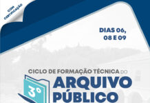 3° Ciclo de Formação Técnica do Arquivo Público da Bahia começa nesta terça-feira (6) Logo