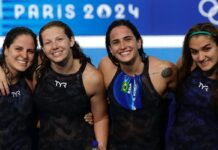 Após 20 anos, brasileiras voltam à final do revezamento 4x200m livre Após 20 anos, brasileiras voltam à final do revezamento 4x200m livre