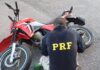 Em Caucaia (CE), PRF prende um homem com motocicleta roubada quatro dias antes — Polícia Rodoviária Federal broscaucaia.jfif