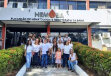 Segunda edição do projeto Cantando por Vidas promove a doação de sangue na Hemoba Logo