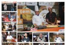 Vera Chaves e Gilson Alves, na Cozinha Show, abrilhantaram a 3a. noite do Festival Sabores de Saj, nesse sábado, em S.A.Jesus
