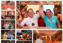 Após convenção municipal, uma certeza…!: Gileno e Vavá seguem, juntos, de mãos dadas em prol do desenvolvimento de Muniz Ferreira