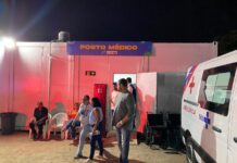 Sesab marca presença no ‘Canta Bahia’, em Feira de Santana, com atendimento de urgências e emergências Logo