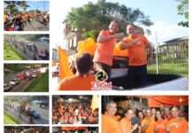 Maior carreata da história, em Muniz Ferreira, precedeu o grande comício da Coligação GILENO-VAVÁ, nesse domingo, no Onha