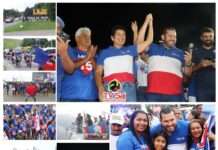 Carreatas distintas lotaram concentração com comício gigante da coligação Tany Motos-Profa. Patrízia, no Entroncamento de Laje