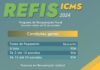 Contribuintes baianos têm menos de um mês para aderir ao Refis ICMS Bahia 2024 Logo