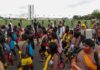 Indígenas marcham em Brasília contra marco temporal Indígenas marcham em Brasília contra marco temporal