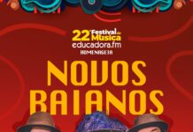 Novos Baianos são os homenageados do 22º Festival de Música Educadora FM Logo