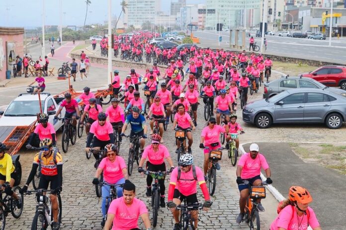 passeio ciclístico contra o câncer de mama reúne quase 1 mil pessoas na orla de Salvador – Secretaria de Comunicação