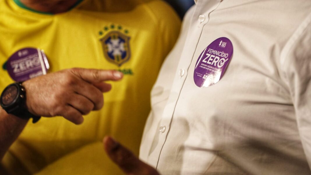 Compromisso pelo Feminicídio Zero e protocolo Não é Não são Logo