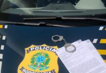 PRF prende foragido da justiça em Palmeiras do Tocantins/TO — Polícia Rodoviária Federal PRF prende foragido da justiça em Palmeiras do Tocantins/TO