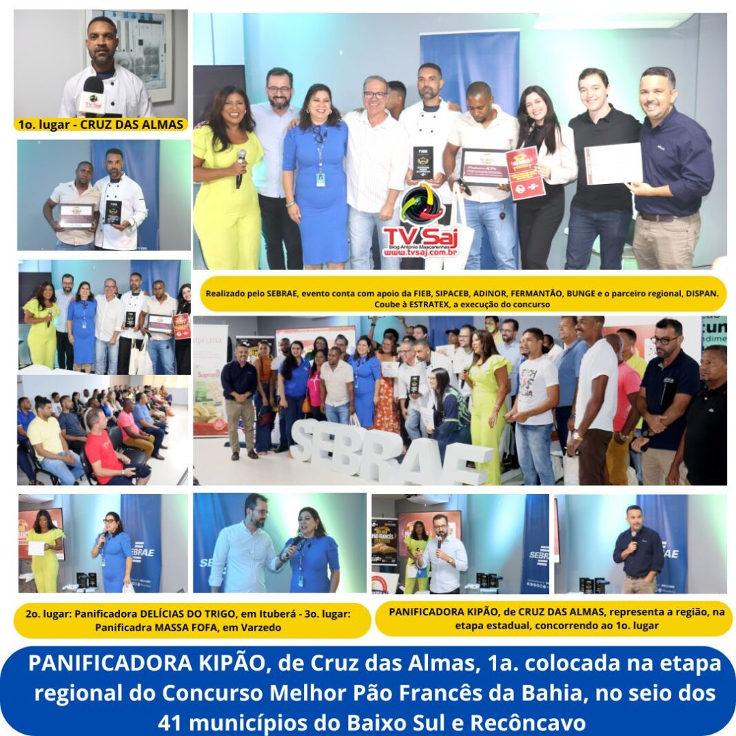 Panificadora Kipão, Cruz das Almas, 1o. lugar