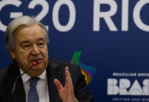 Secretário-geral da ONU pede “espírito de consenso” para G20 avançar Secretário-geral da ONU pede "espírito de consenso" para G20 avançar