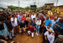 Última cidade da Bahia sem ligação asfáltica, Caetanos comemora pavimentação de trecho da BA-959 Logo