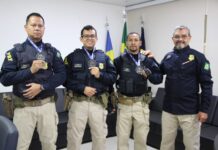 Cerimônia marca o reconhecimento das boas ações realizadas pela polícia no Estado — Polícia Rodoviária Federal IMG_3659.JPG