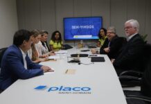Fábrica da Placo na Bahia é a única do Brasil a produzir placa de gesso de alta resistência Logo