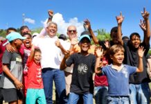 Governo do Estado inaugura obra em escola estadual e autoriza a implantação do cais na sede Morpará Logo