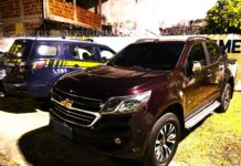 Pai pega carro emprestado do filho e acaba levado para a delegacia em Santo Antônio de Jesus (BA) — Polícia Rodoviária Federal carro 309.jpeg
