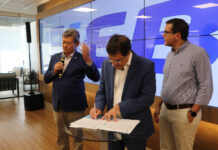 SDE e FIEB firmam termo de anuência para implantar Polo Industrial de Cosméticos e Saneantes da Bahia Logo