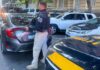 Carro roubado na Zona Norte do Rio é recuperado na Ponte Rio-Niterói — Polícia Rodoviária Federal PRFDEL02_RJ.jpeg