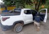 Durante fiscalização na BR 262 PRF recupera Fiat Strada Endurance furtada — Polícia Rodoviária Federal Fiat Strada Branca Endurance Rio Casca.jpeg
