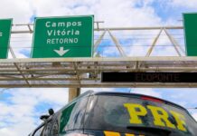 Homem é preso após tentativa de roubo na subida da Ponte Rio-Niterói — Polícia Rodoviária Federal oc.jpg